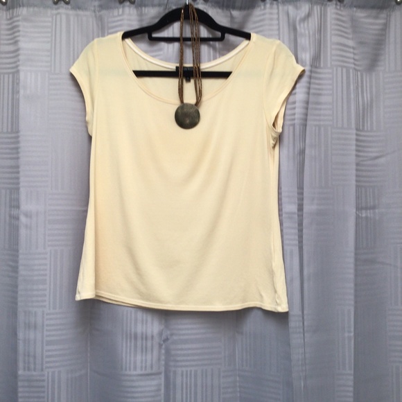 Eileen Fisher Tops - Eileen Fisher Gold S 100% silk blouse